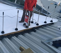 OMG Roofing workers