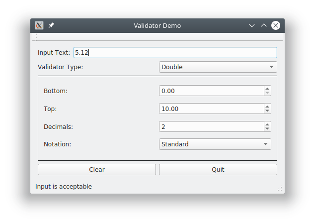 Validator Demo 2