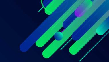 Abstract image to depict a combination of Qt and Linux